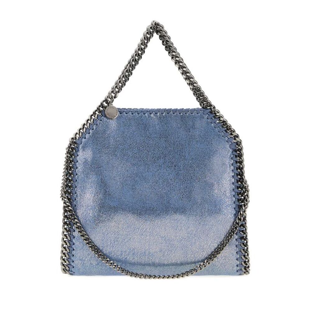 Stella Mccartney Women Light Blue Shaggy Deer Falabella Handbag